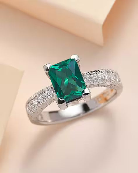 Green Grasshoper Ring